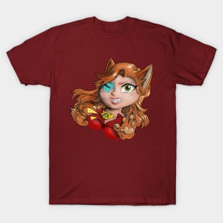 Chibi Fox with Eye of Odin T-Shirt